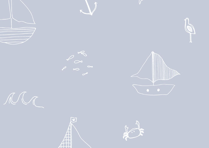 Seaside Sailing, Sky Blue - Roller Blind - Image 6